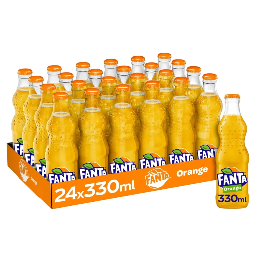 Fanta Orange 24 x 330 ml Glasflaschen