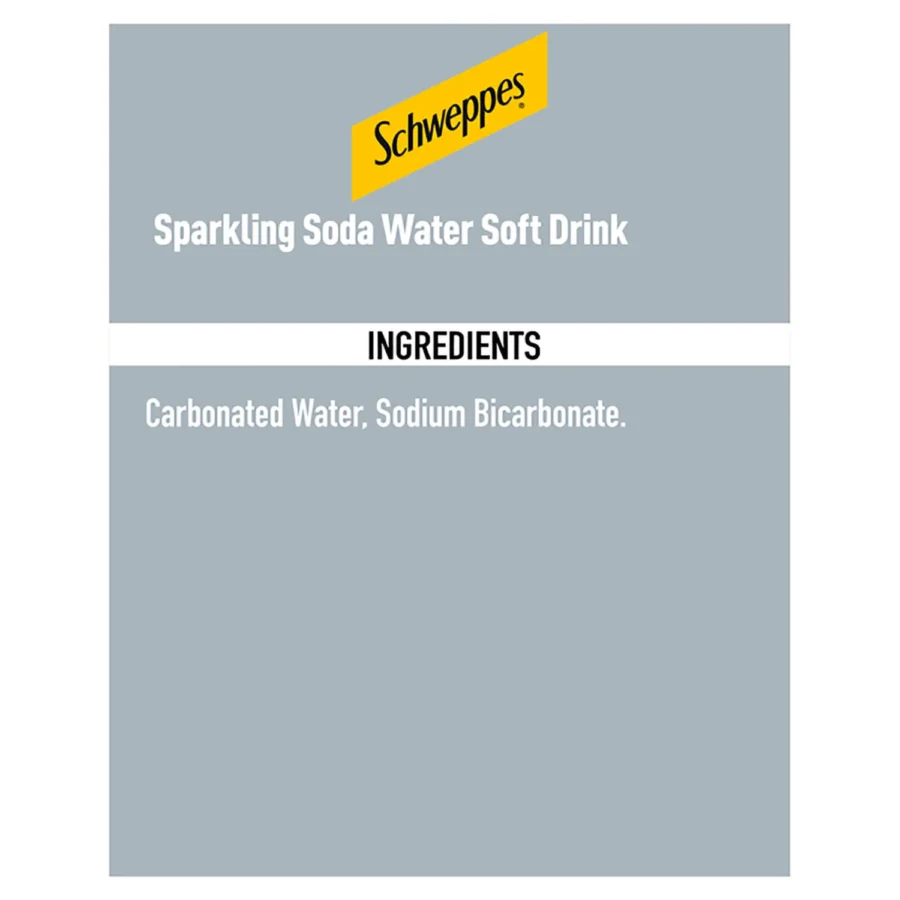 Schweppes Sodawasser 24 x 200 ml – Bild 3