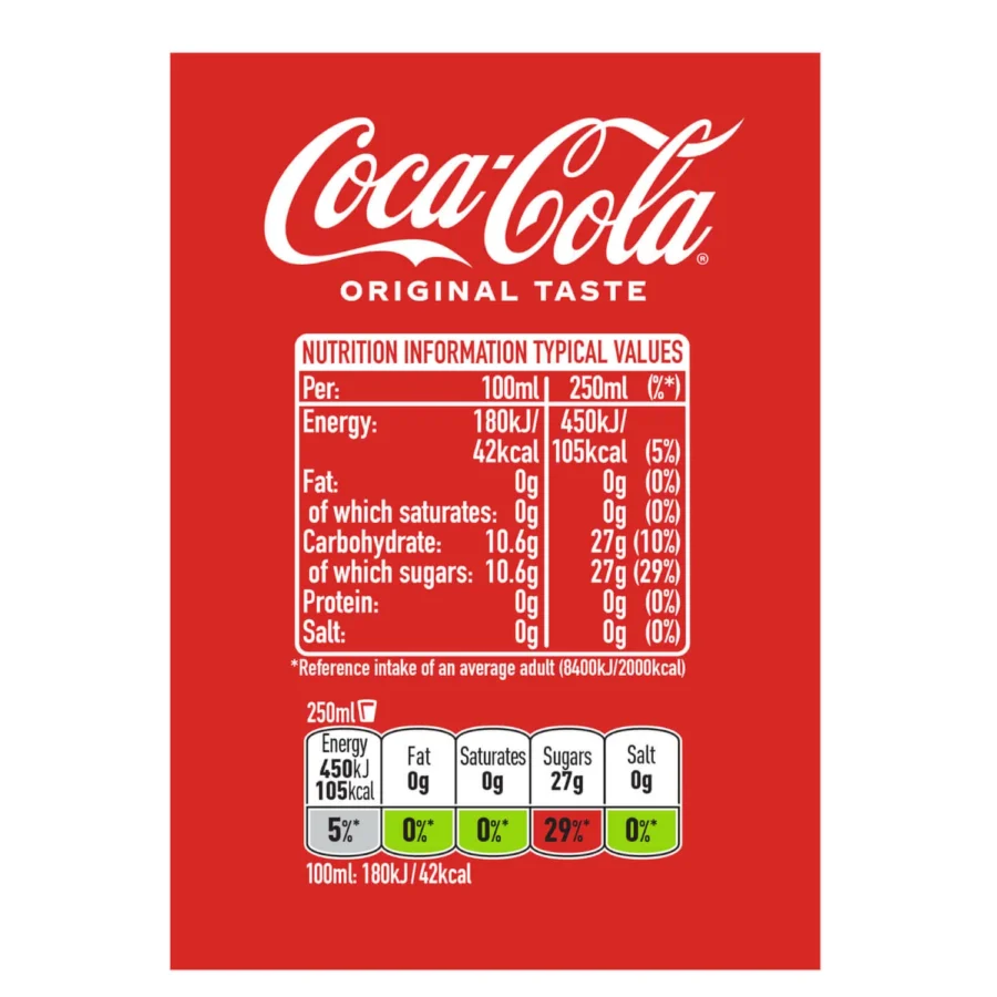 Coca-Cola Original Geschmack 24 x 250 ml – Bild 3